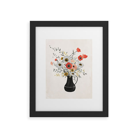 Kelli Murray Poppies 2 Framed Art Print