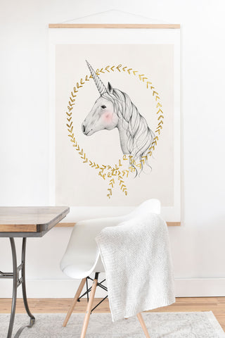 Kelli Murray Unicorn 2 Art Print And Hanger