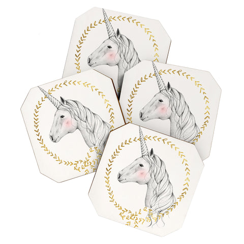 Kelli Murray Unicorn 2 Coaster Set