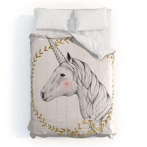 Kelli Murray Unicorn 2 Comforter