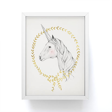 Kelli Murray Unicorn 2 Framed Mini Art Print
