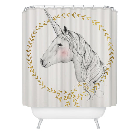 Kelli Murray Unicorn 2 Shower Curtain