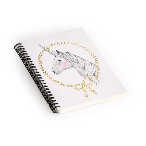 Kelli Murray Unicorn 2 Spiral Notebook