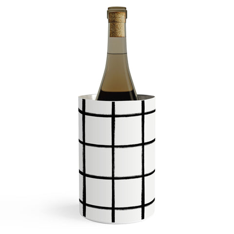 Kelly Haines Brushstroke Grid Wine Chiller