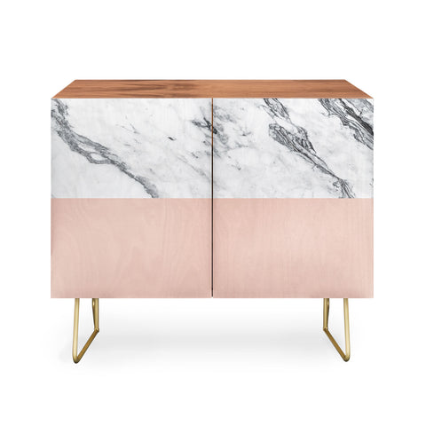 Kelly Haines Color Block Marble Credenza