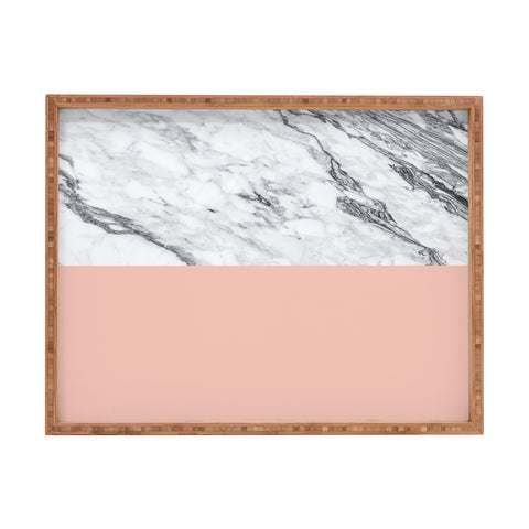 Kelly Haines Color Block Marble Rectangular Tray