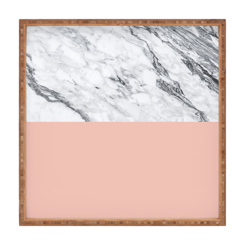 Kelly Haines Color Block Marble Square Tray