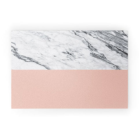 Kelly Haines Color Block Marble Welcome Mat