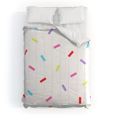 Kelly Haines Colorful Confetti Comforter