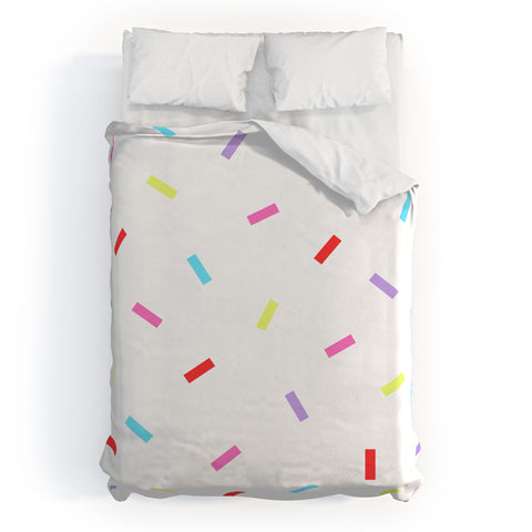 Kelly Haines Colorful Confetti Duvet Cover