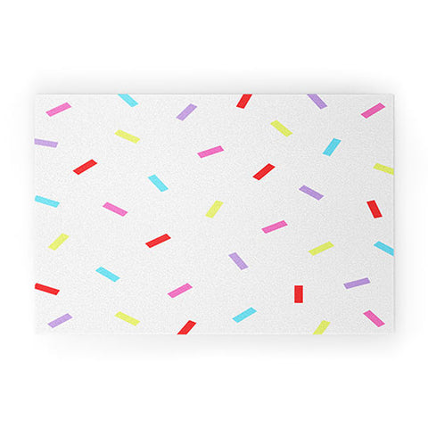 Kelly Haines Colorful Confetti Welcome Mat