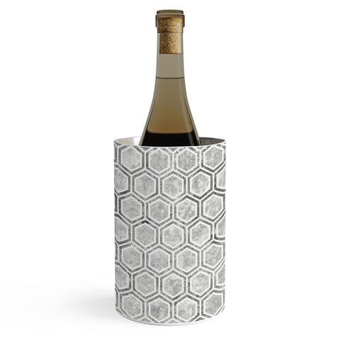 Kelly Haines Concrete Hexagons Wine Chiller