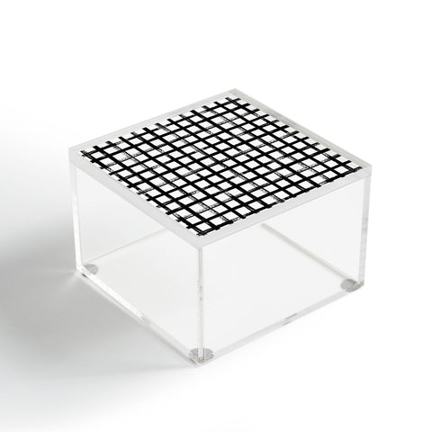 Kelly Haines Distressed Gingham Acrylic Box