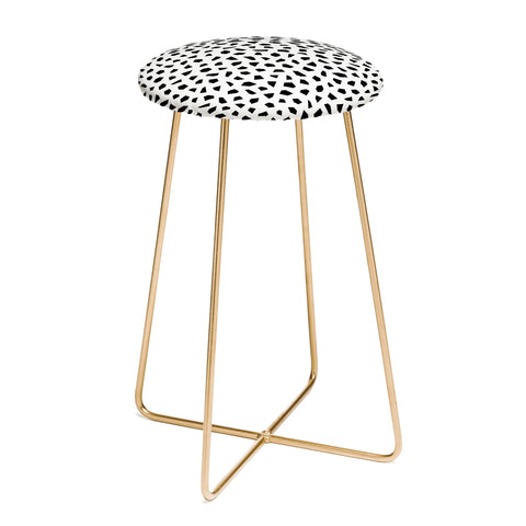 Kelly Haines Geometric Mosaic Counter Stool