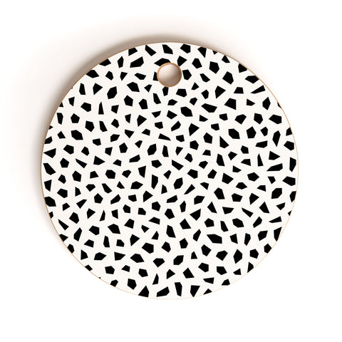 Kelly Haines Geometric Mosaic Cutting Board Round