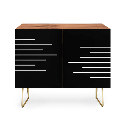 Kelly Haines Geometric Stripes Credenza