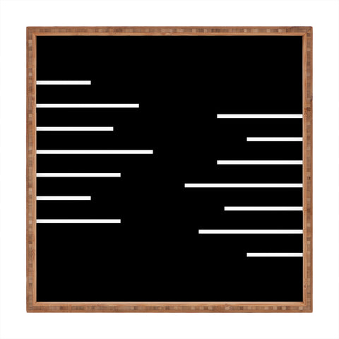 Kelly Haines Geometric Stripes Square Tray