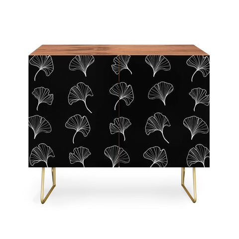 Kelly Haines Ginkgo Leaves Credenza