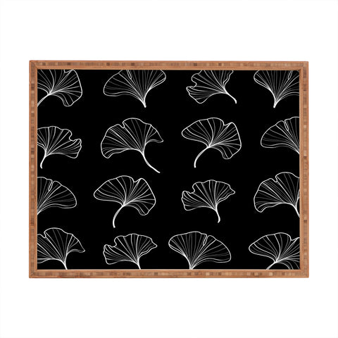 Kelly Haines Ginkgo Leaves Rectangular Tray