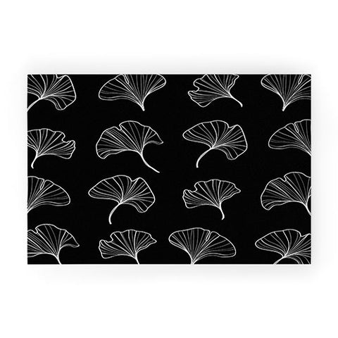 Kelly Haines Ginkgo Leaves Welcome Mat