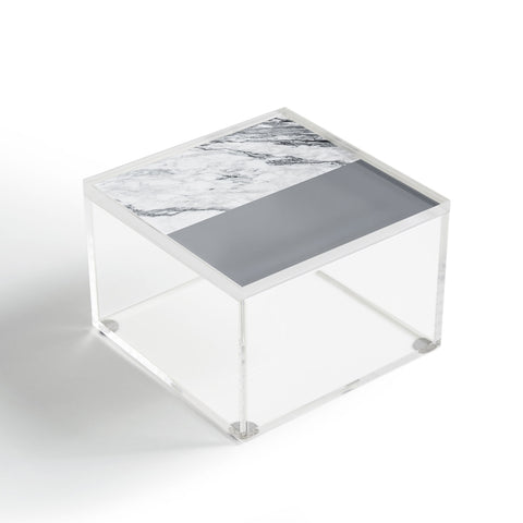Kelly Haines Gray Marble Acrylic Box