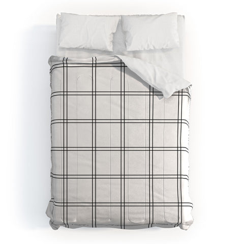 Kelly Haines Minimal Check V2 Comforter