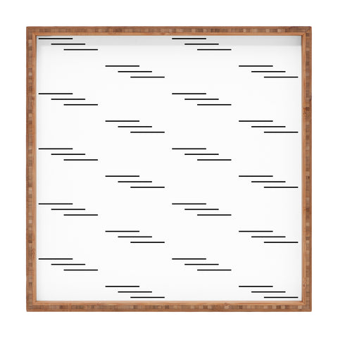 Kelly Haines Minimal Lines Square Tray