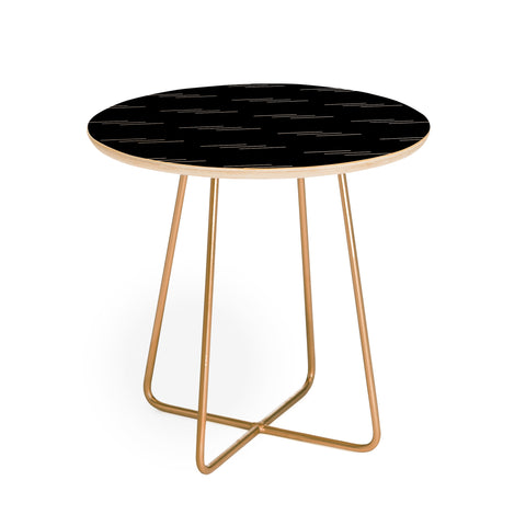 Kelly Haines Minimal Lines V2 Round Side Table