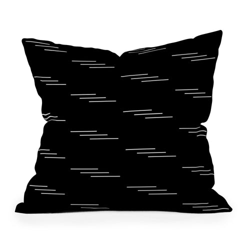 Kelly Haines Minimal Lines V2 Throw Pillow