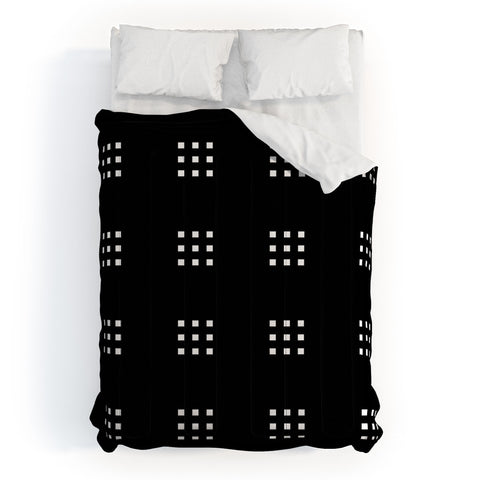 Kelly Haines Minimal Squares Comforter