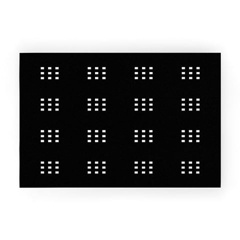 Kelly Haines Minimal Squares Welcome Mat