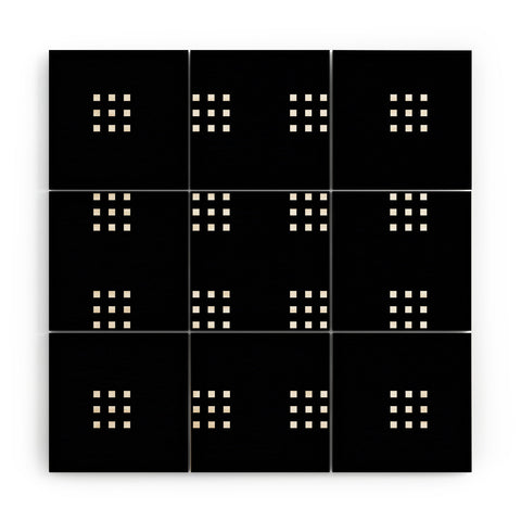 Kelly Haines Minimal Squares Wood Wall Mural