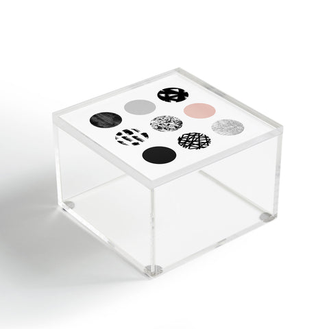Kelly Haines Mixed Media Dots Acrylic Box