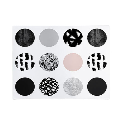 Kelly Haines Mixed Media Dots Poster