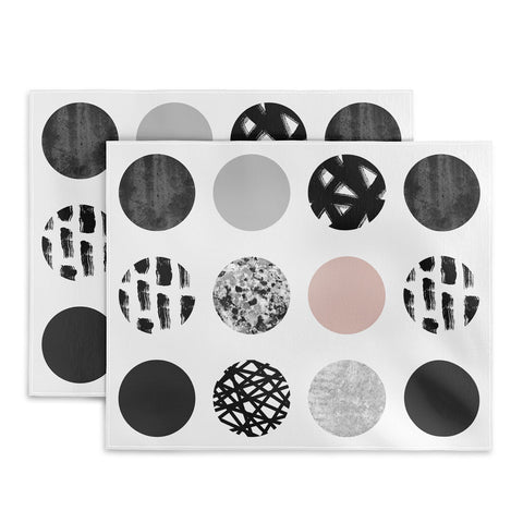 Kelly Haines Mixed Media Dots Placemat