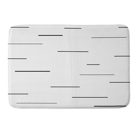 Kelly Haines Modern Lines Memory Foam Bath Mat