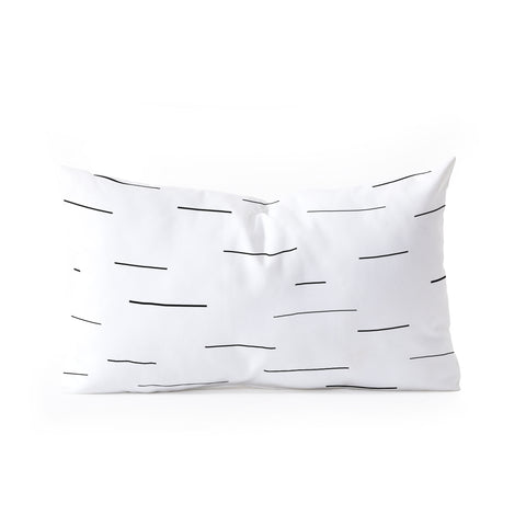 Kelly Haines Modern Lines Oblong Throw Pillow