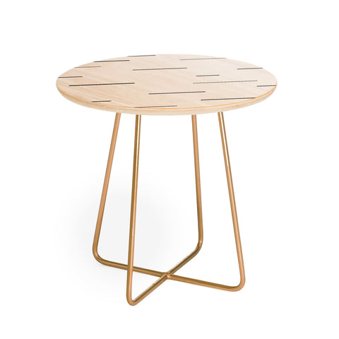 Kelly Haines Modern Lines Round Side Table