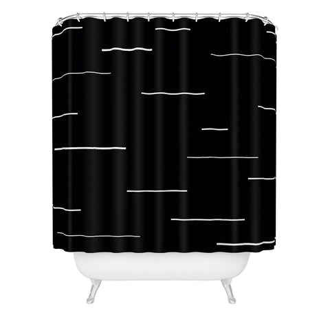 Kelly Haines Modern Lines V2 Shower Curtain