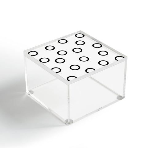 Kelly Haines Monochrome Circles V2 Acrylic Box