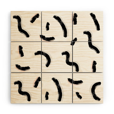 Kelly Haines Paint Confetti Wood Wall Mural