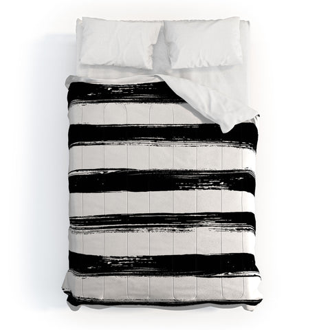Kelly Haines Paint Stripes Comforter