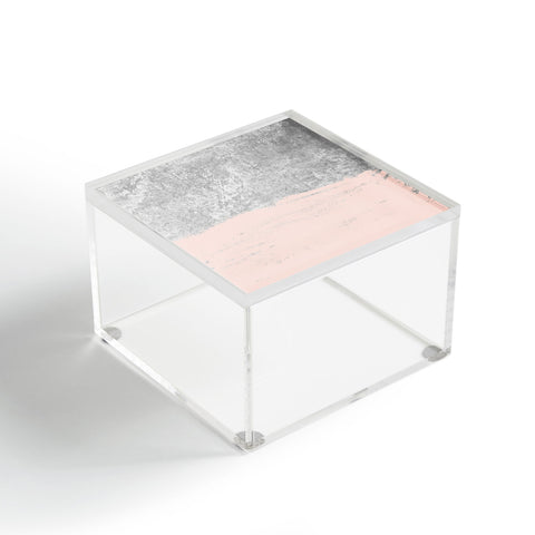 Kelly Haines Pink Concrete Acrylic Box