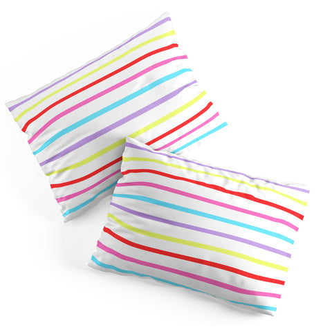 Kelly Haines Pop of Color Stripes Pillow Shams