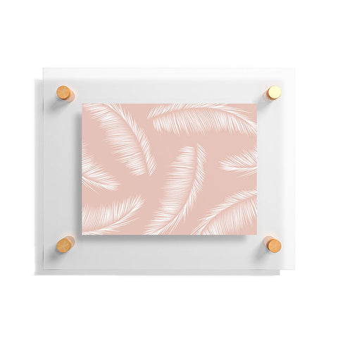 Kelly Haines Tropical Palm Leaves Floating Acrylic Print