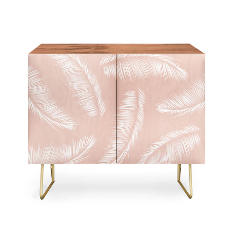 Kelly Haines Tropical Palm Leaves Credenza