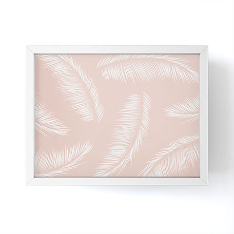 Kelly Haines Tropical Palm Leaves Framed Mini Art Print