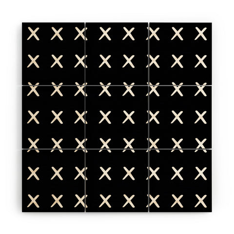 Kelly Haines X Pattern Wood Wall Mural