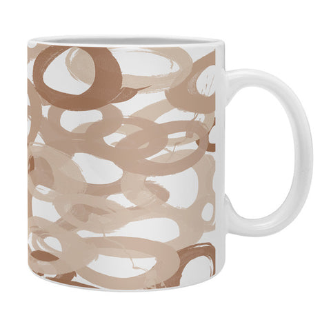 Kent Youngstom Brown Circles Coffee Mug