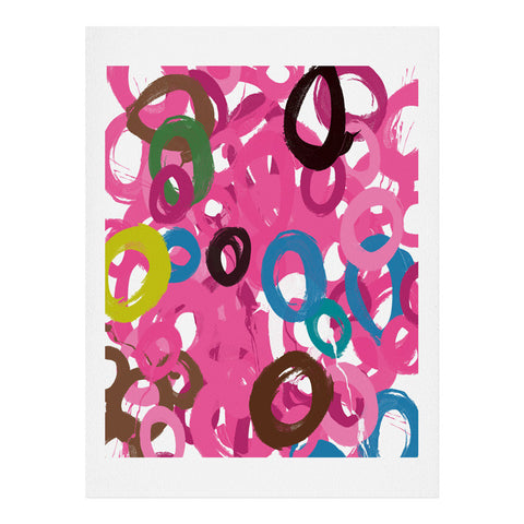 Kent Youngstom Colored Circles 1 Art Print